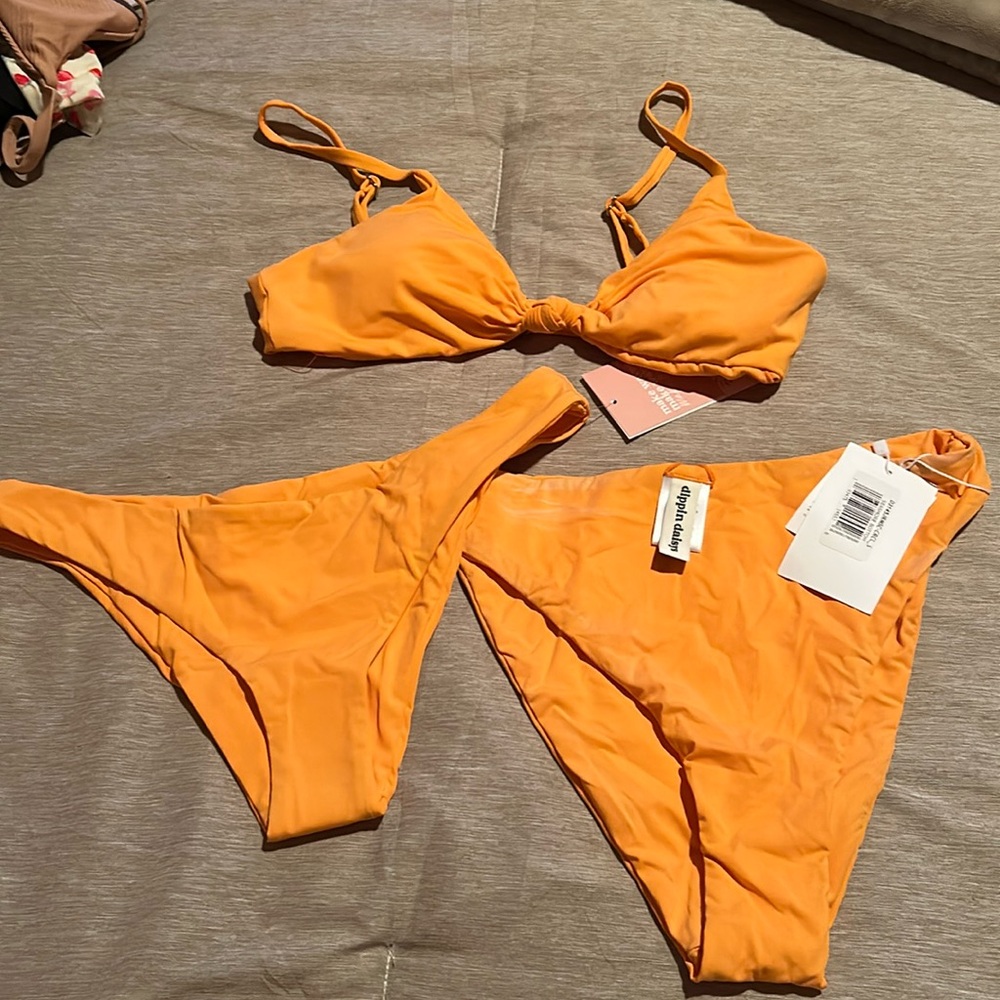 Dippin' Daisy's Vibrant Orange Bikini Set